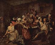 William Hogarth Gemadefolge oil painting